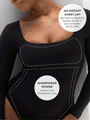 DaySculpt™ Sleeveless Square Neck Snapped Top