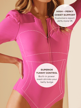DreamSculpt® Multi Puff Sleeve Zip