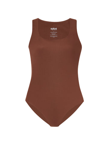 DaySculpt™ Sleeveless Square Neck Snapped Top