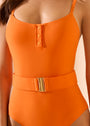 DreamSculpt® Swim Bodysuit with Snaps