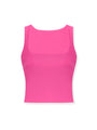 pink swim tankini top with tummy control