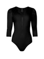 black long sleeve swimsuit