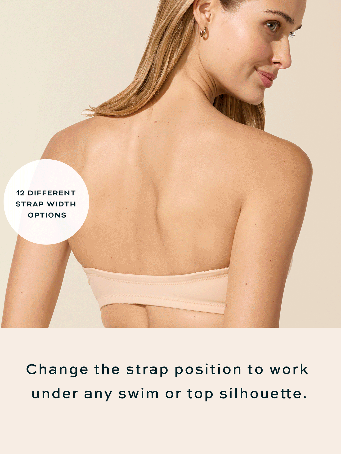 Magic Curves® Reusable Backless Strapless Bra - Women's Clothing in Nude