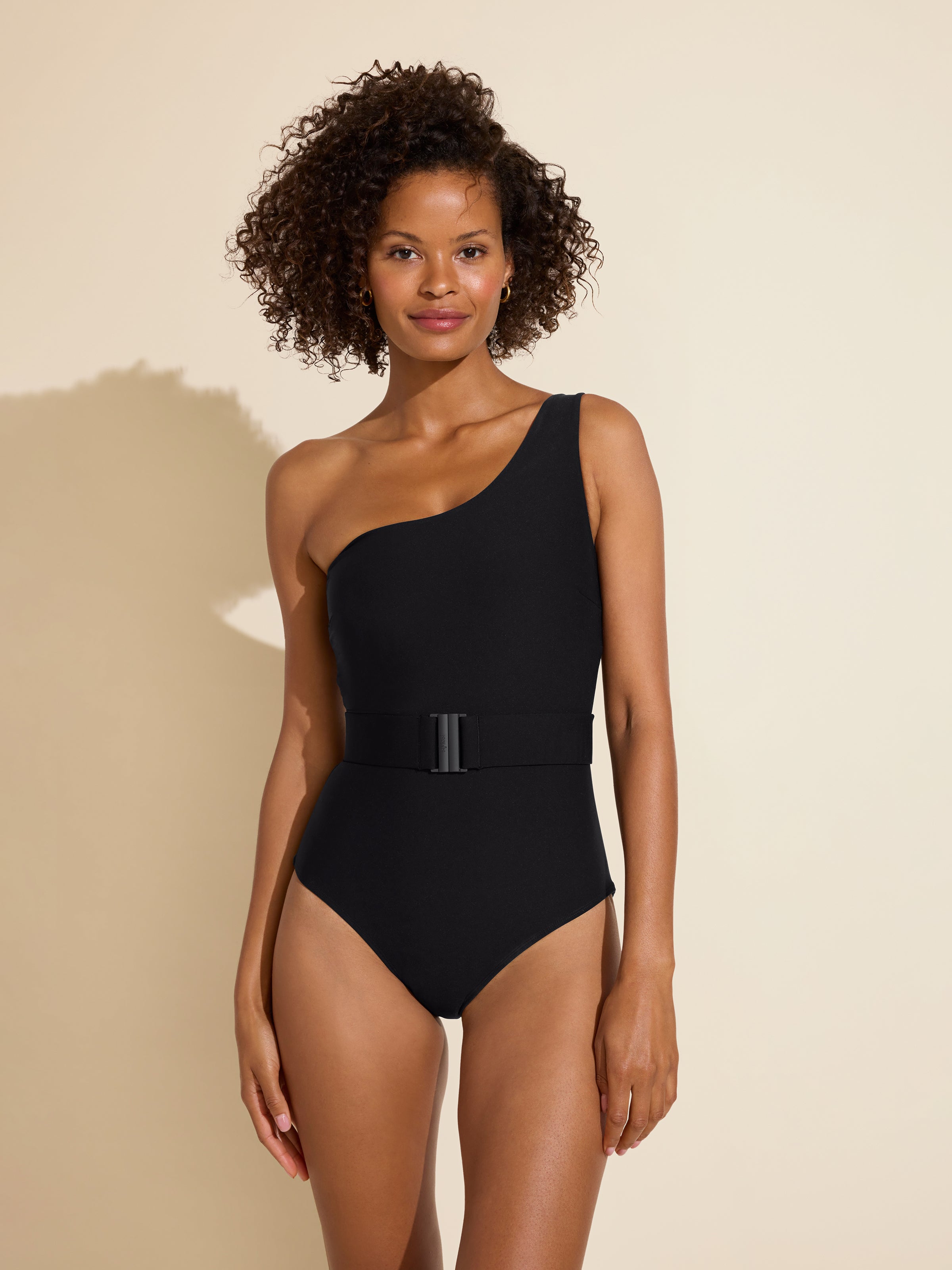 Swimming costume with belt on sale