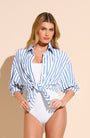 Quick-Drying Button Down Beach Shirt